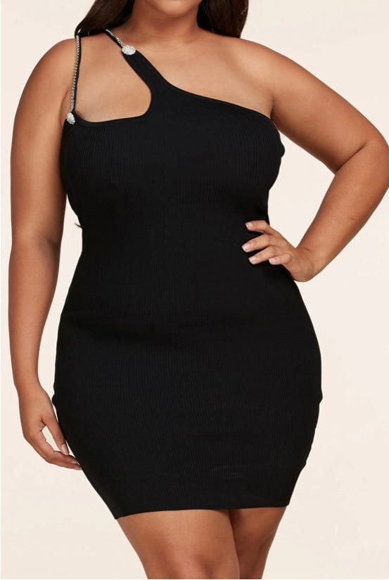 night out mini dress Night Out Body-Con Mini Dress (Curvy)