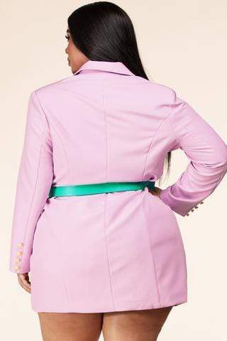 Labelle Color Block Blazer Mini Dress Kois Kloset