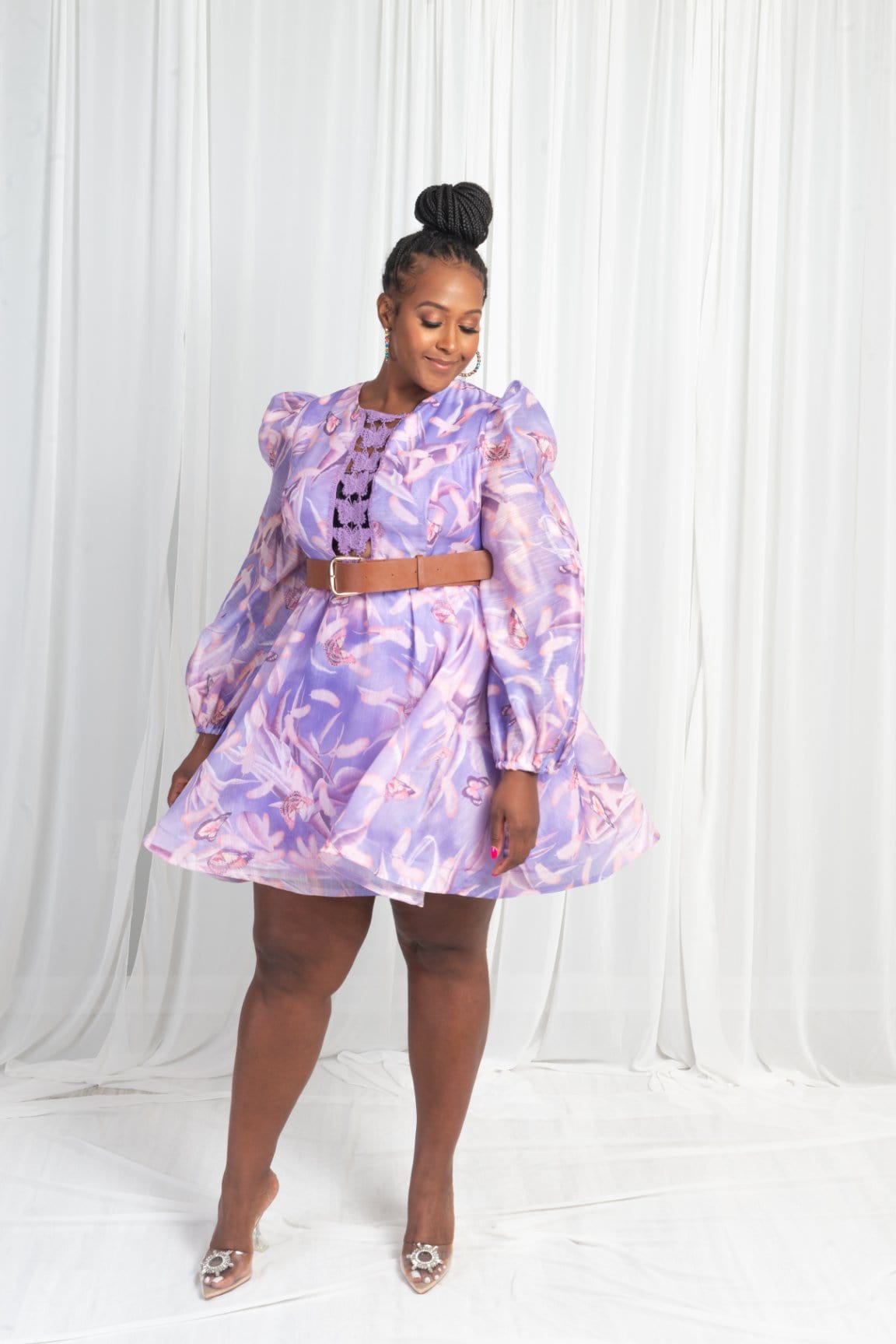 Latoya Butterfly Mini Dress