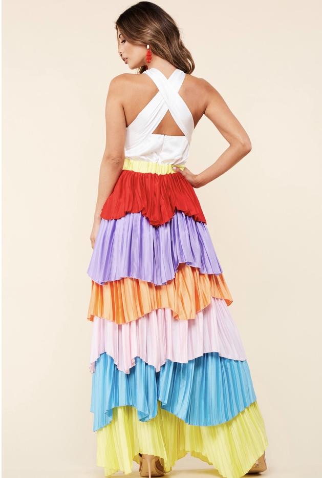 armani maxi dress in multi Armani Maxi Dress in Multi Elliatt