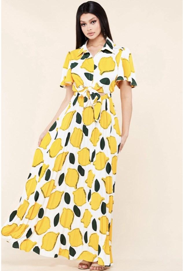 Lemon  Maxi Dress (Regular)