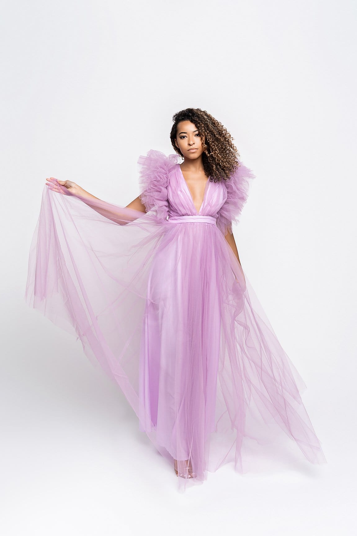 Be My Heart Tulle Dress (Lavender)