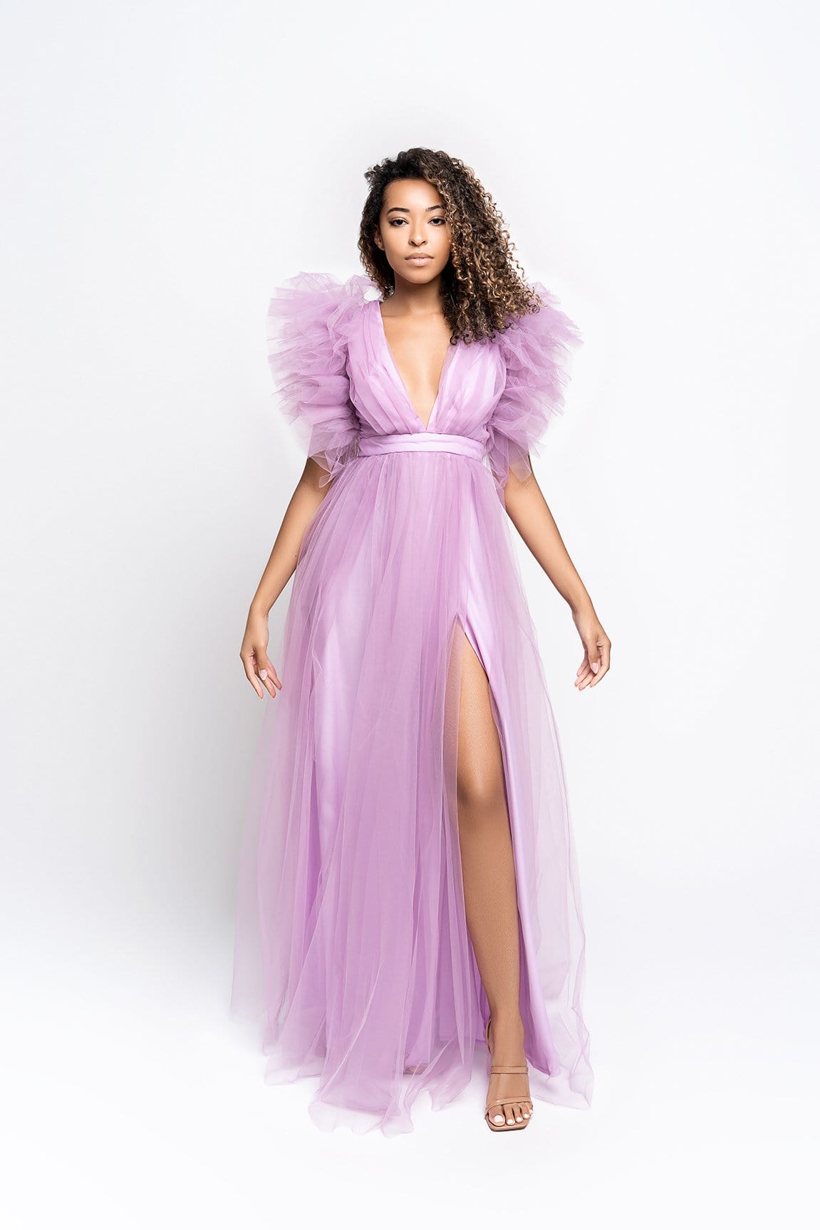 Be My Heart Tulle Dress (Lavender)