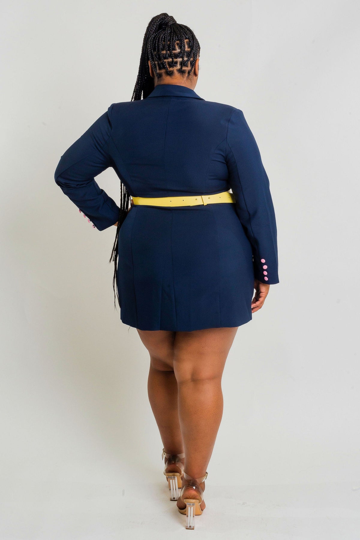 Moriah Boss Lady Blazer Dress (Navy)