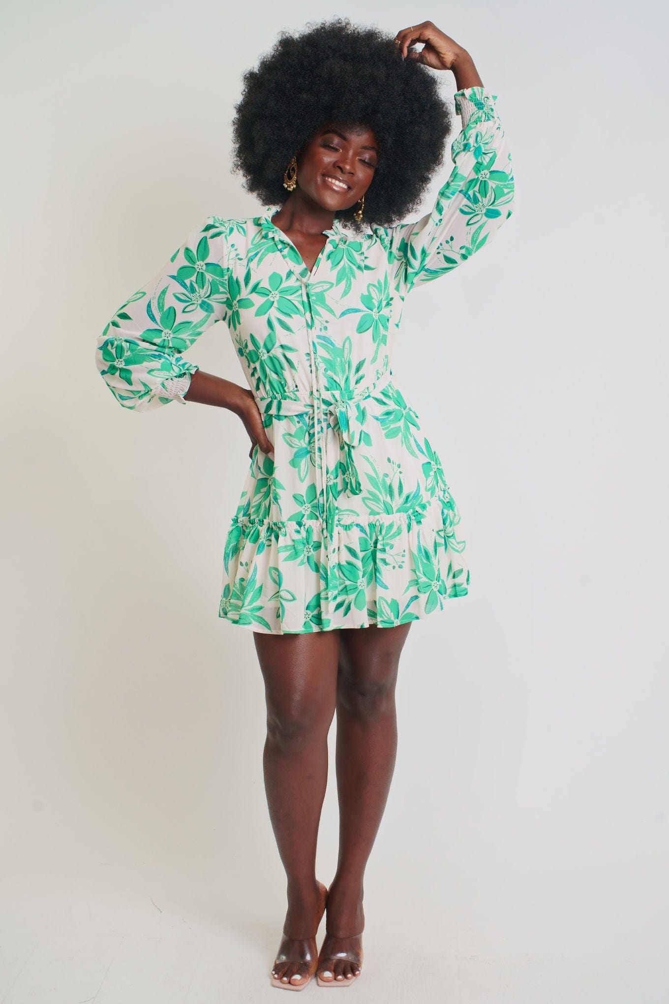 Pretty Girl Floral Mini Dress Pretty Girl Floral Mini Dress