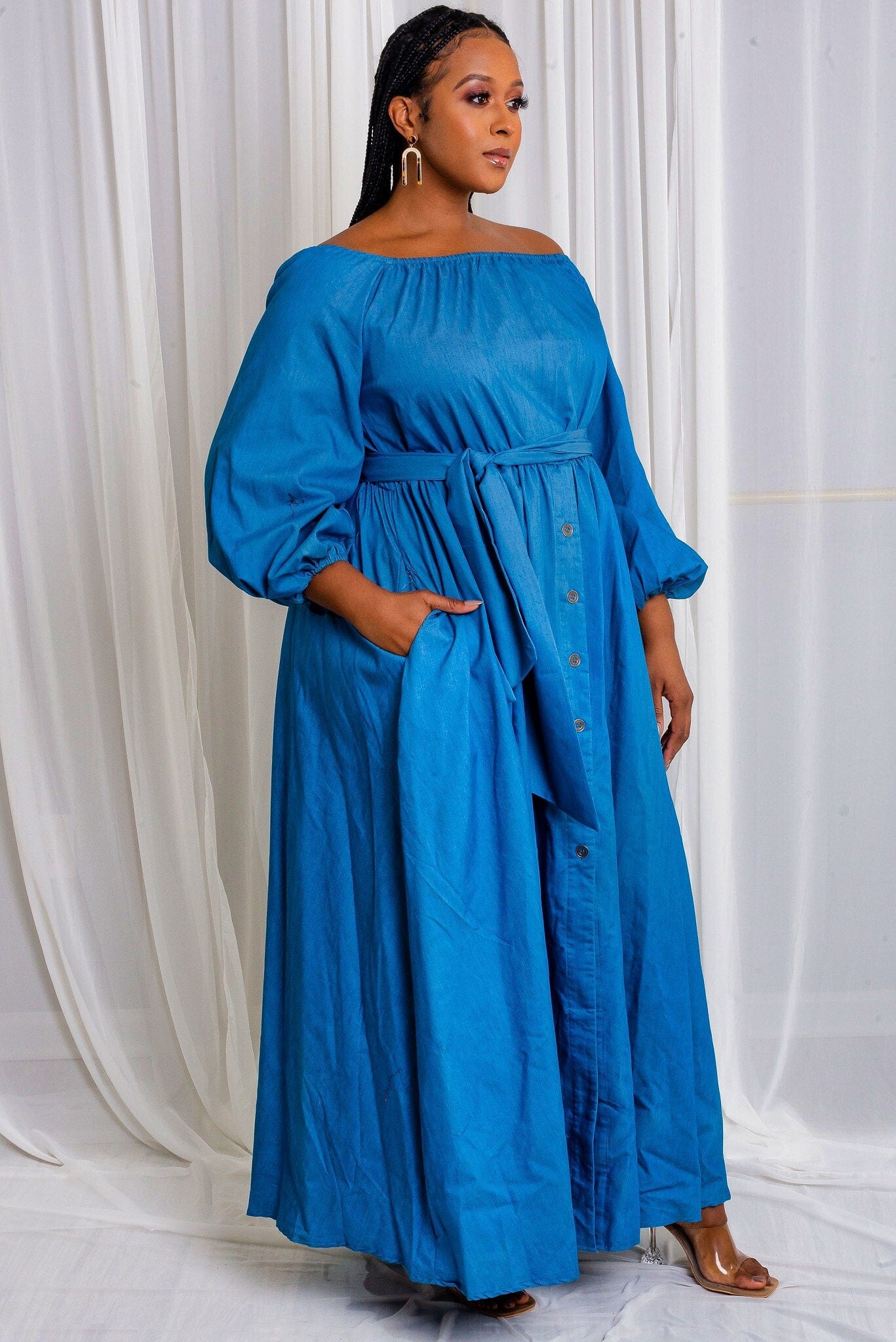 bianca maxi dress BIANCA MAXI DRESS - LIGHT GREEN
