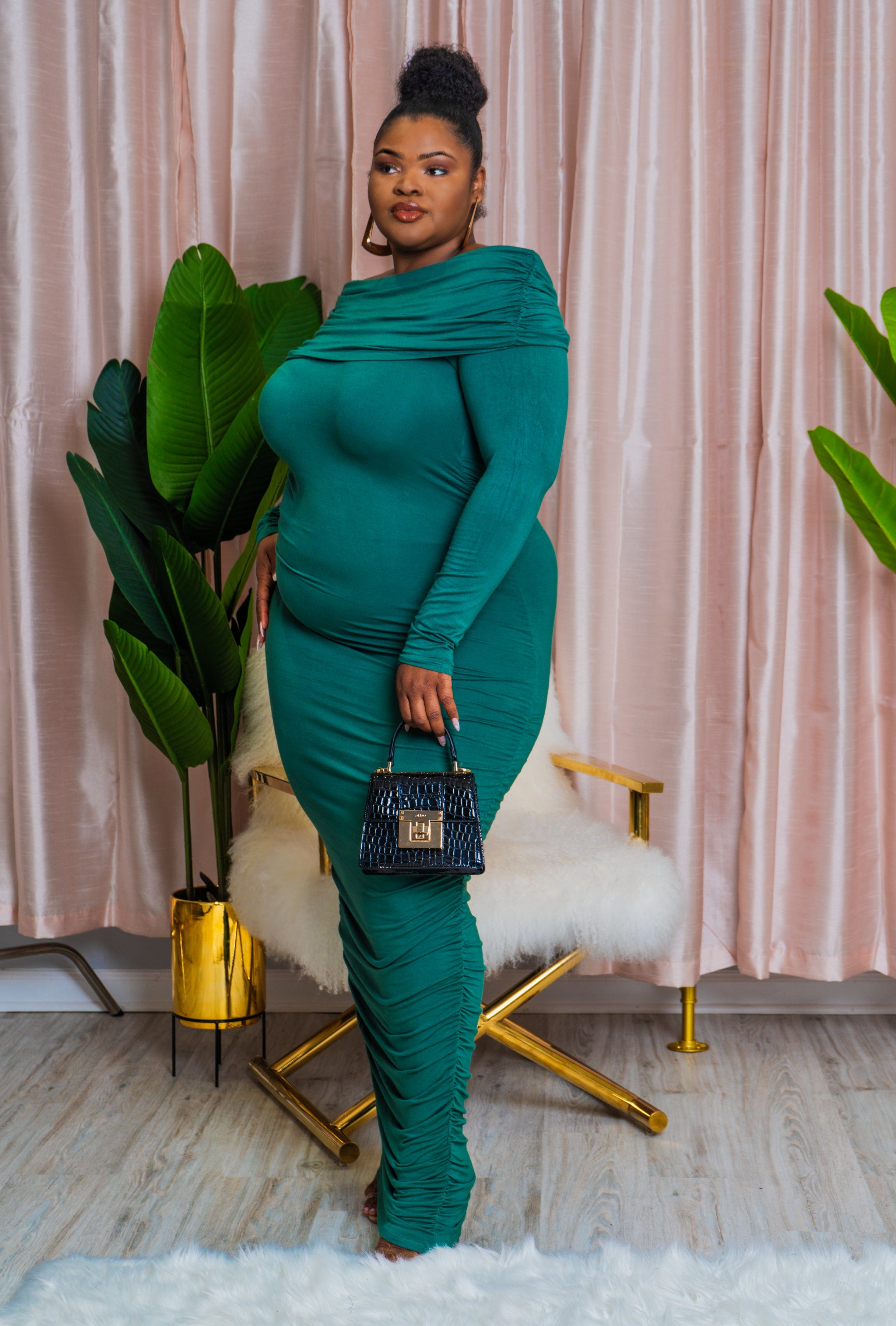 Kayla Bodycon Dress (Green) Kayla Bodycon Dress (Green)