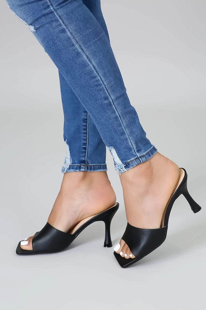 靴 simplycomplicated relux mule black US9 RELUX MULE BLACK – SimplyComplicated