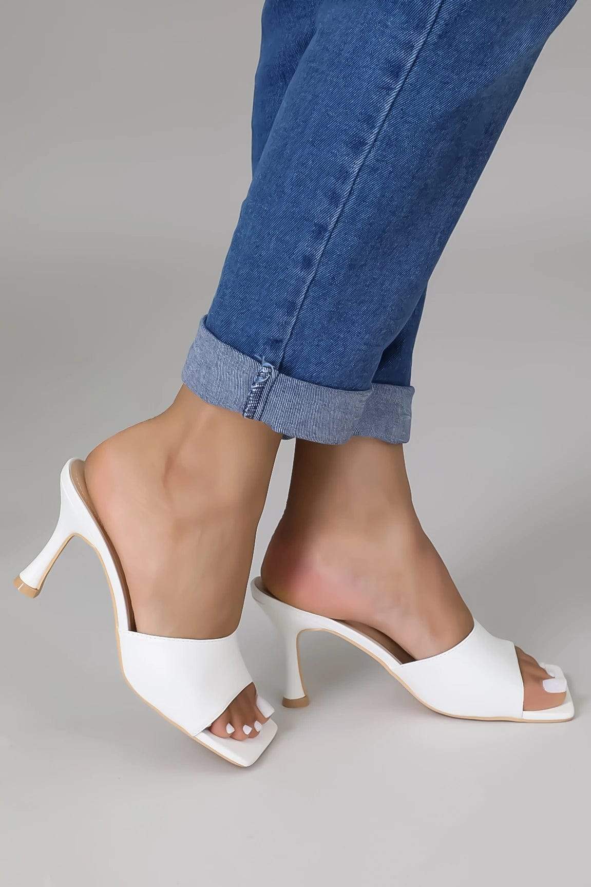 Levelling Up Heels (White)