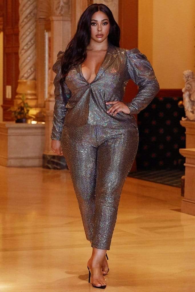 The Mirror ball Pantsuit