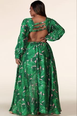 Jenifer Tropical Maxi Dress